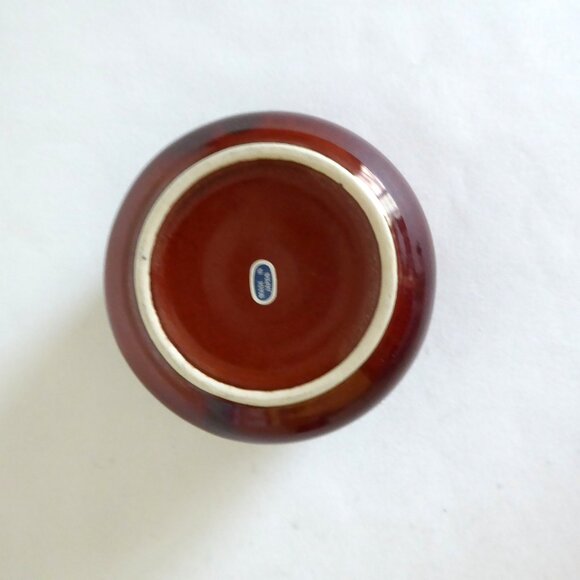 VINTAGE JAPAN JAPANESE CERAMIC LIDDED PEAR FRUIT SHAPED CONTAINER - Picture 8 of 10